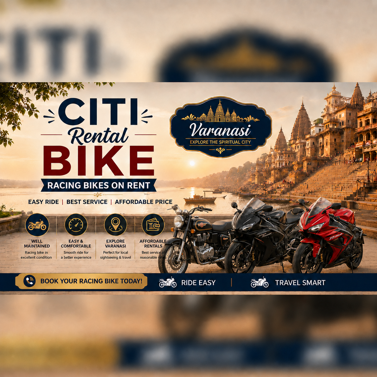 Citi Rental Bike | Scooty on Rent Varanasi — Bike & Scooty Rental in Varanasi